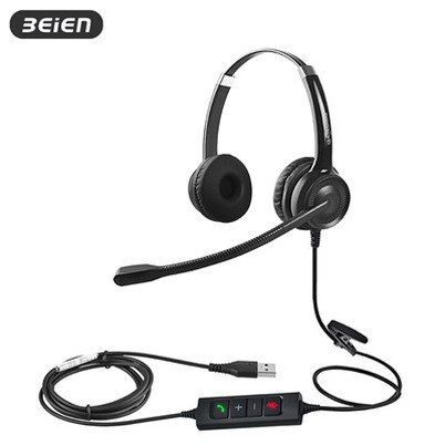 Clustffonau USB Gyda Chanslo Sŵn Ar gyfer PC